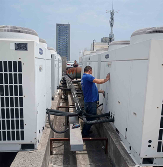 红安中央空调制热和不制冷系统维修方法